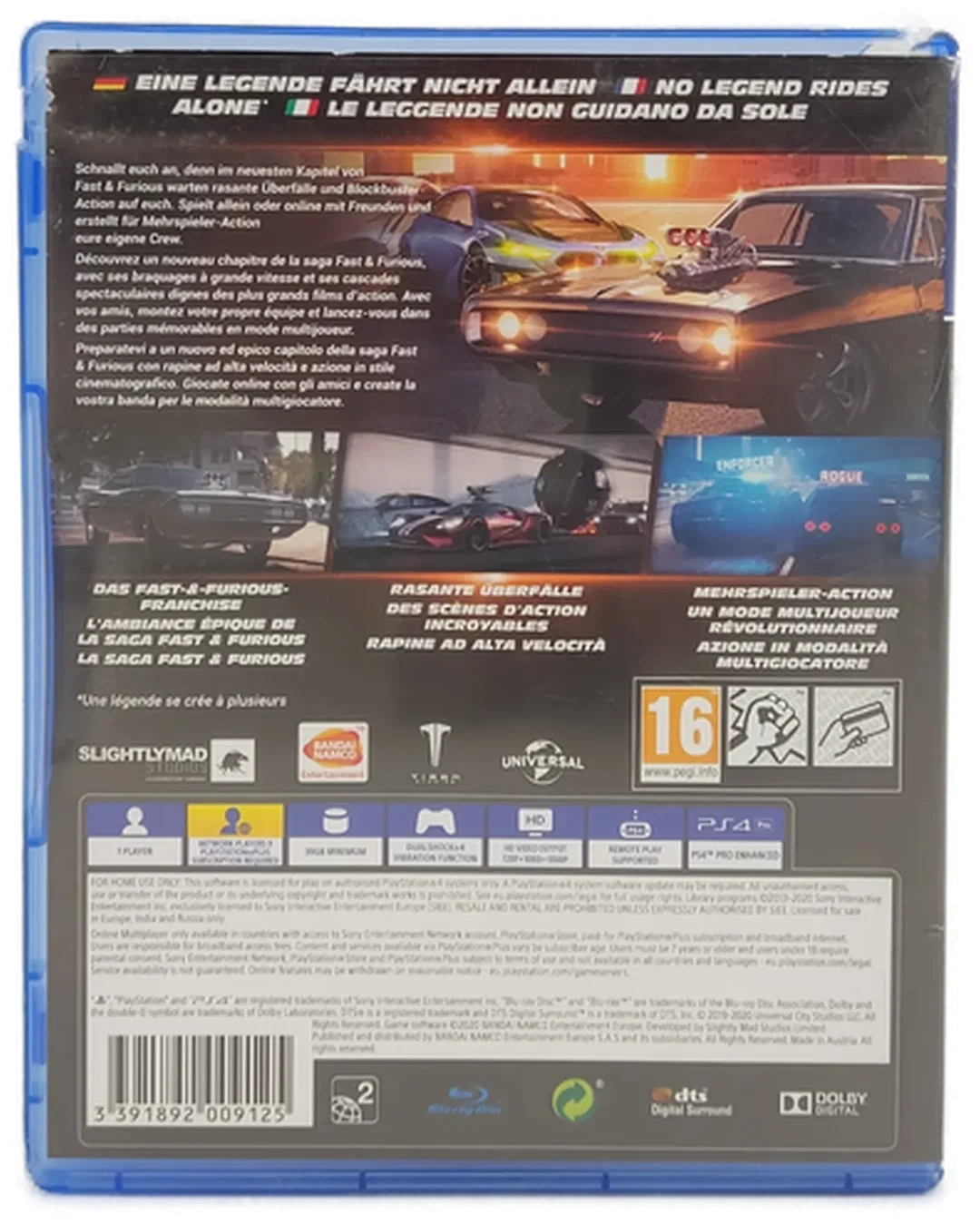 Playstation Sony PS4 Spiel "Fast & Furious Crossroads" – Bild 2