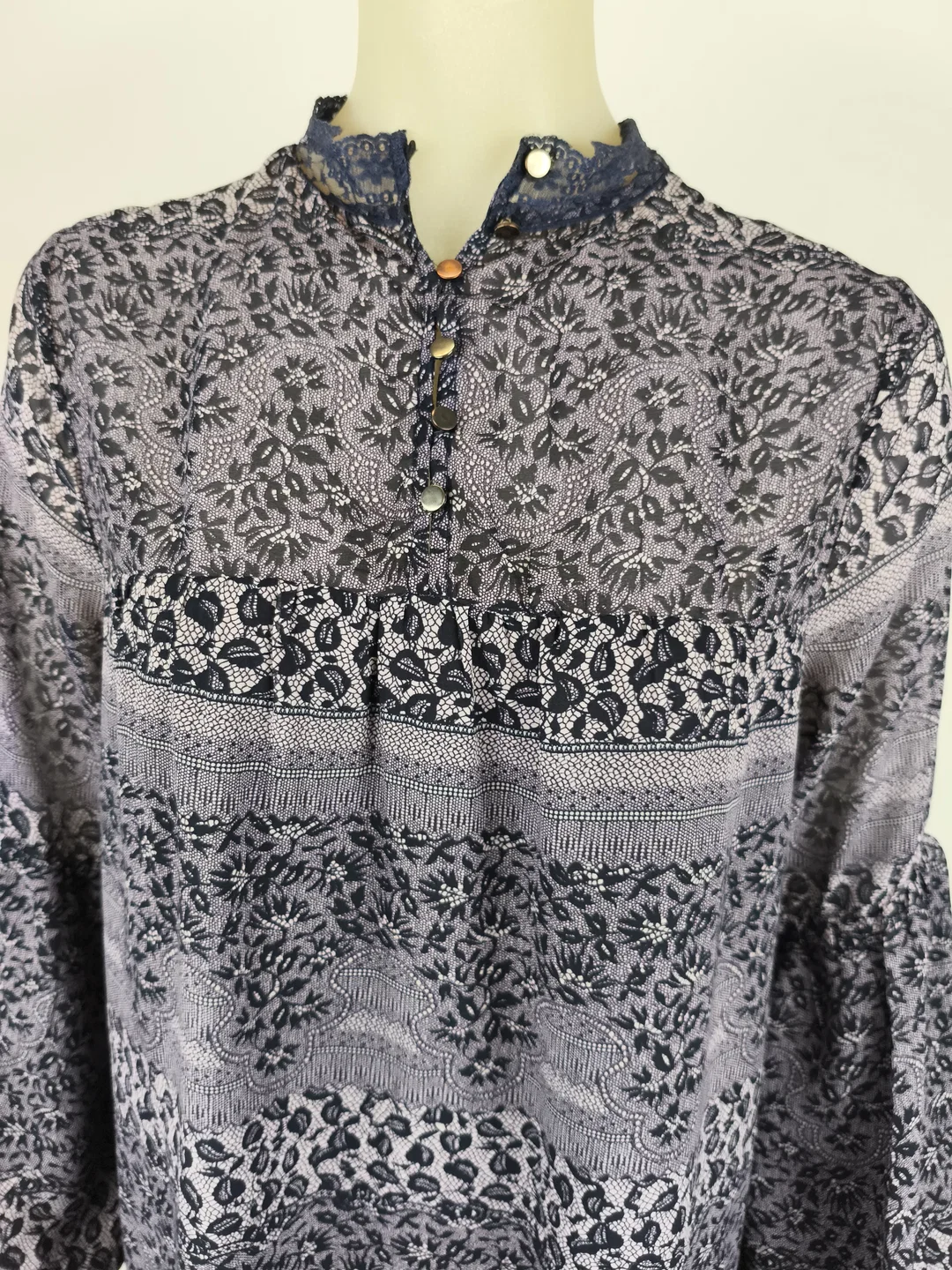 Cream, Tunika Damen, Gr. M, Boho chic – Bild 3