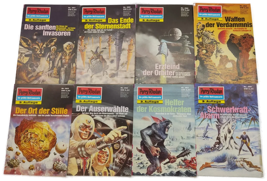 Taschenbücher Perry Rhodan 3. Auflage Konvolut 19 Stück – Bild 2