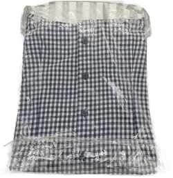 Norvil Krempelbluse 286 karo navy blue Gr. 38 - Bild 3