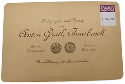 Antiquarische Fotografie - Ansicht Landeck, Arlbergbahn, 1888 - Bild 2