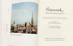 Buch Österreich  Landschaft, Mensch und Kultur 9. Auflage 1962 - Bild 1