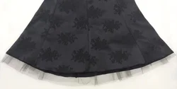 Orsay Damen Satin-Minikleid schwarz mit floralen Stickereien Gr. XXS - Bild 3