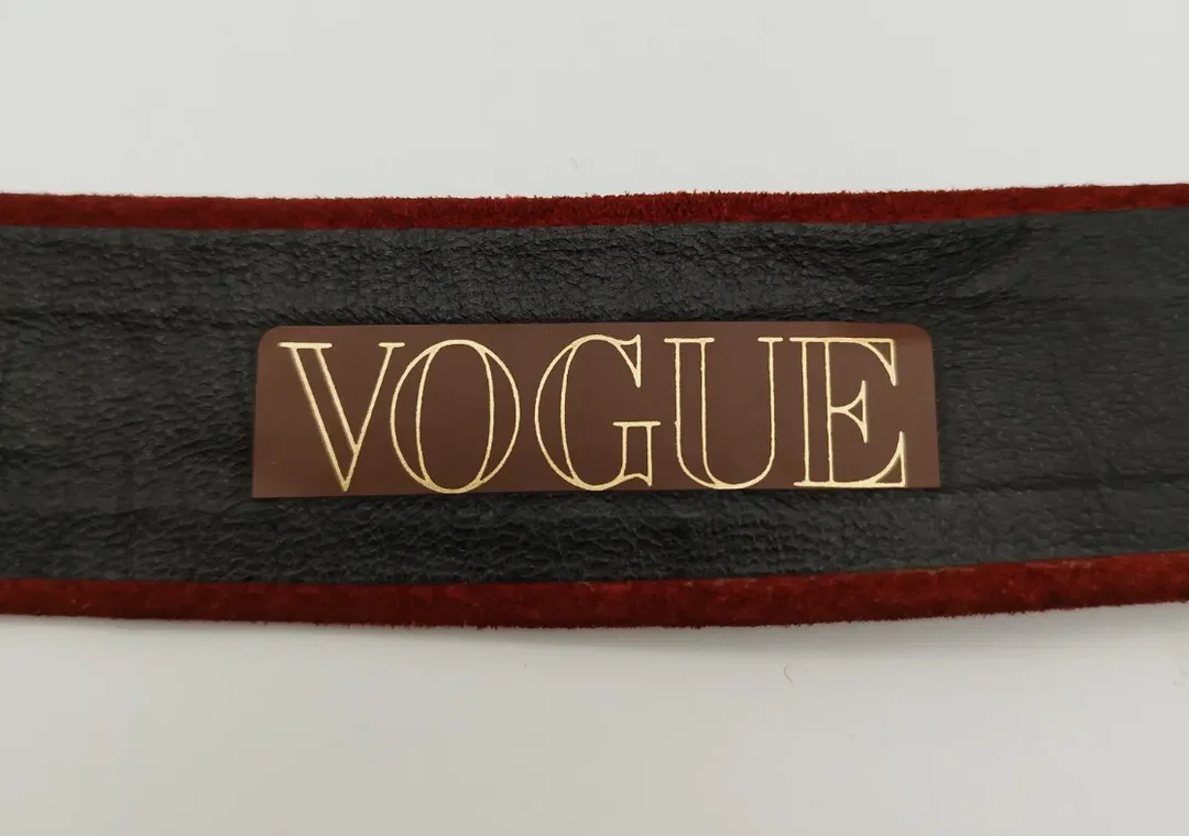 VOGUE Gürtel Rot - ca. 85cm lang – Bild 3