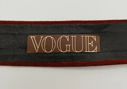 VOGUE Gürtel Rot - ca. 85cm lang - Bild 3