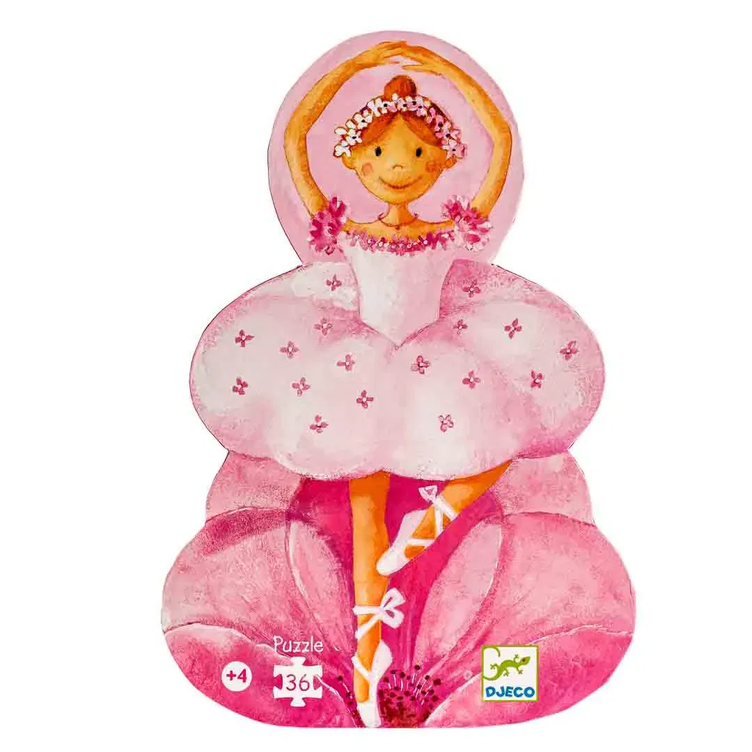 Djeco Puzzle Die Ballerina und die Blume – dj07227 - 36 Teile - Bild 4