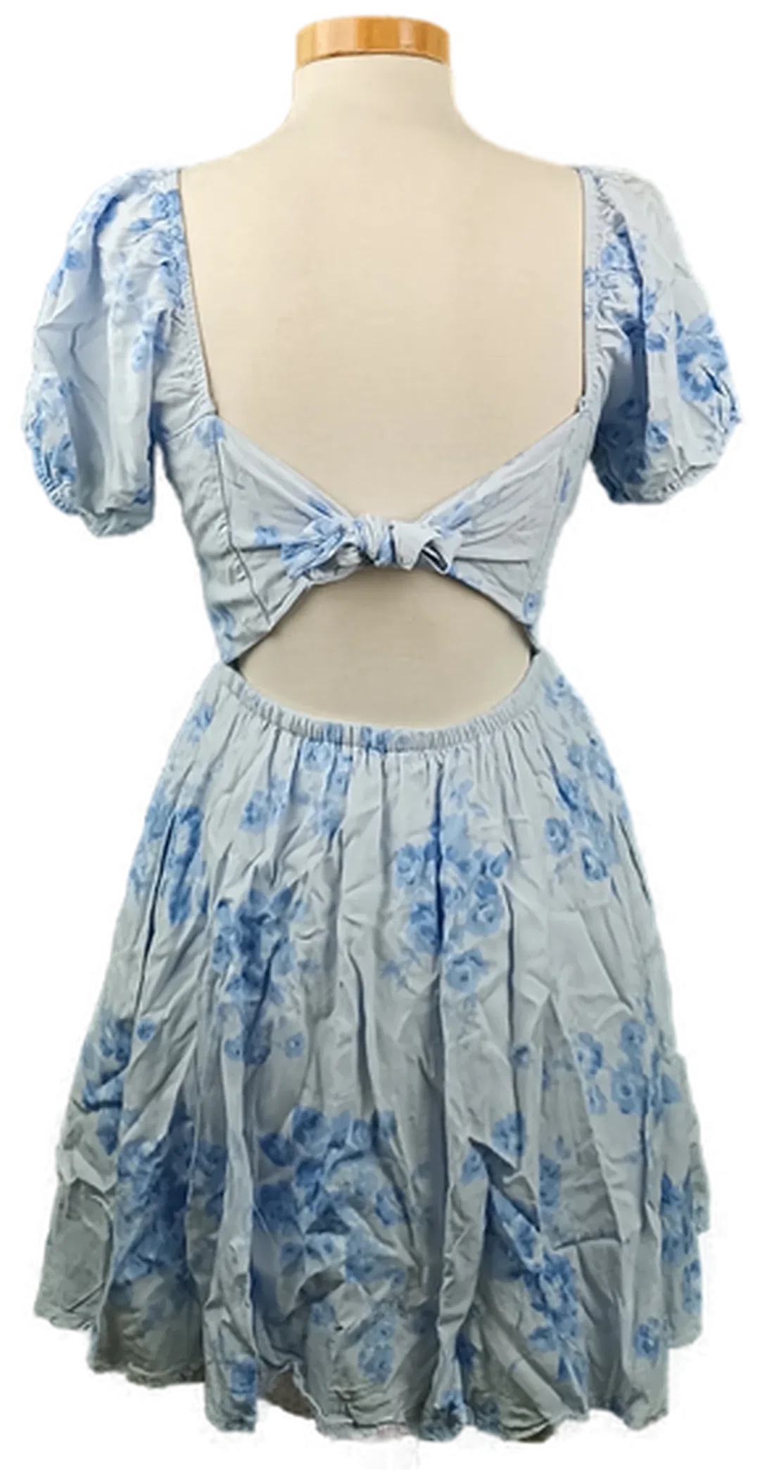 Hollister Damen Minikleid mit Blumenmuster blau Gr. S – Bild 2