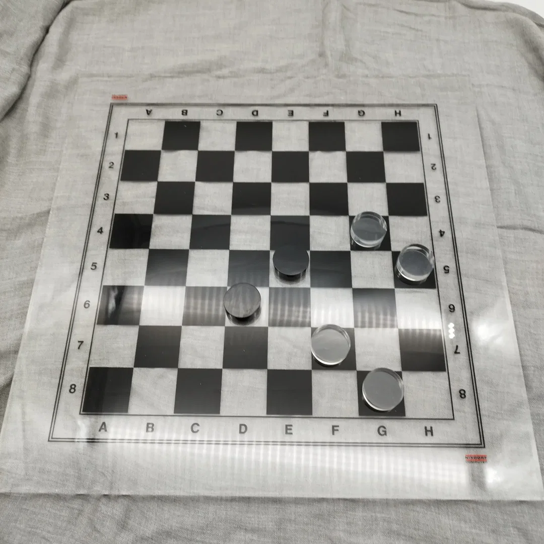Dame-Brettspiel Sonstige Transparent Plexiglas | Zeitloser Klassiker – Bild 2