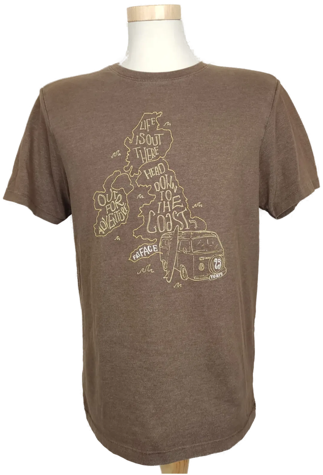 Fat Face Herren T-Shirt braun Gr.M - Bild 4