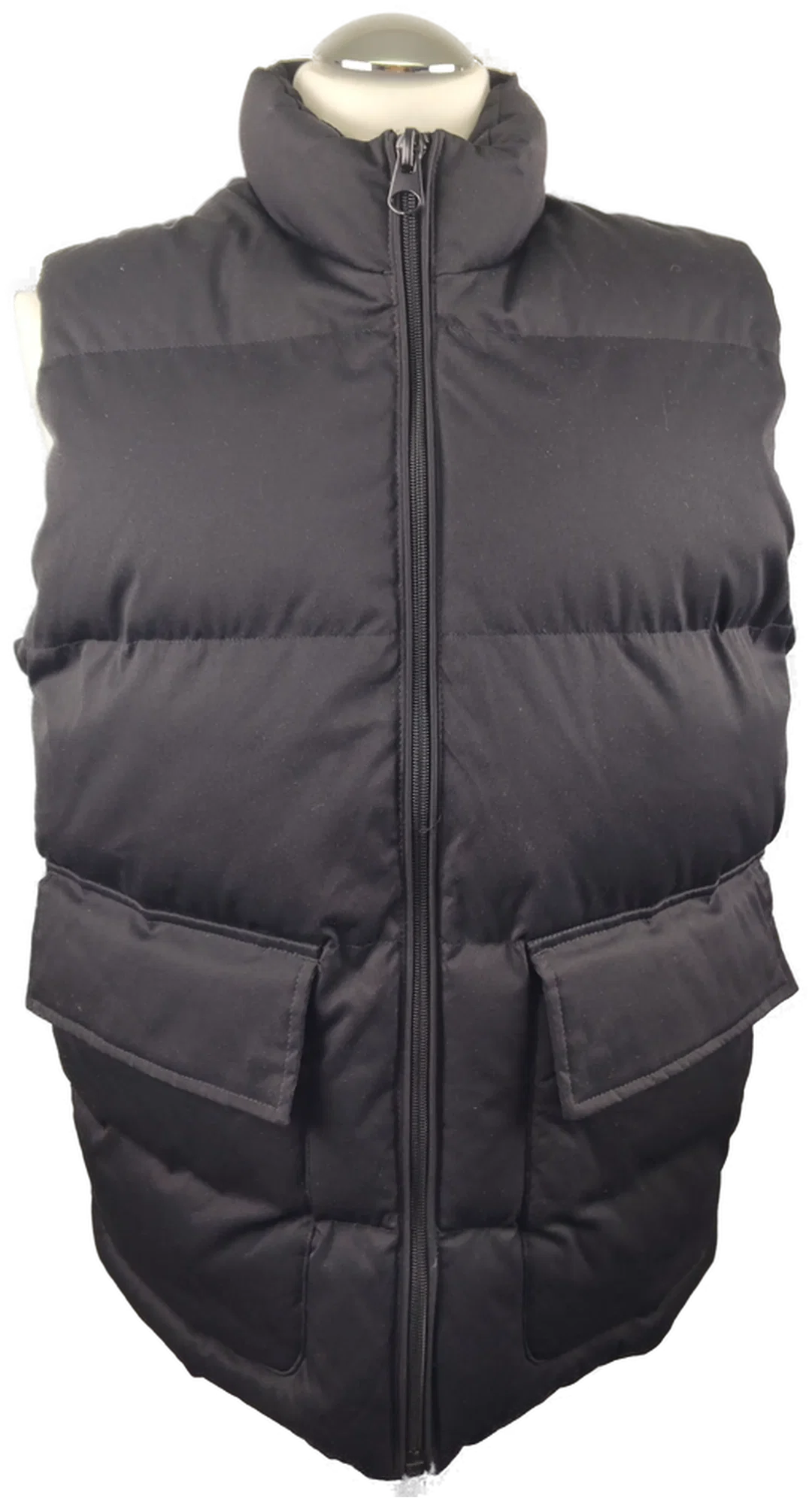 Gilet Zara Für Herren, Schwarz, Gr. 48 | Herbst-Klassiker – Bild 1