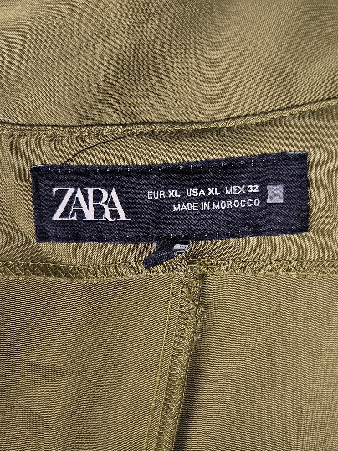 ZARA Damen Jumpsuit, grün - Gr. XL  – Bild 6