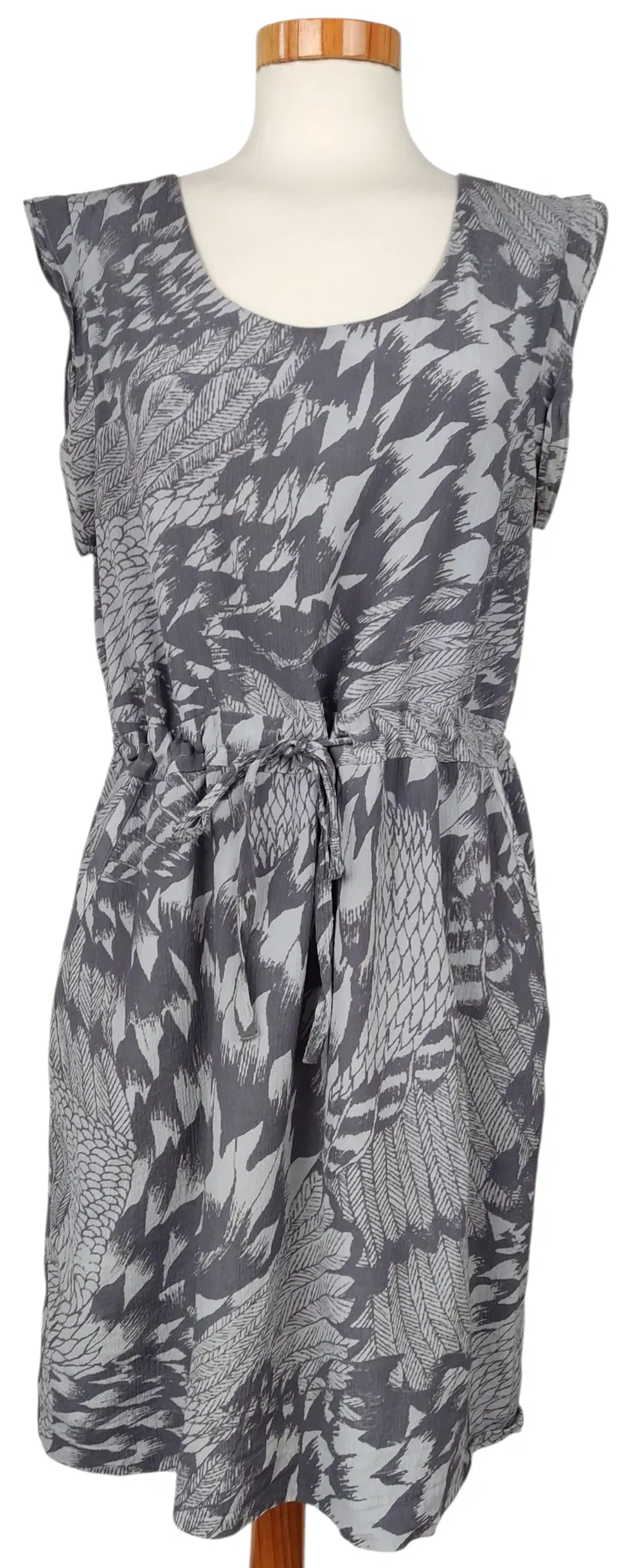 BANANA REPUBLIC Damen Midikleid, grau - Gr. M  - Bild 1