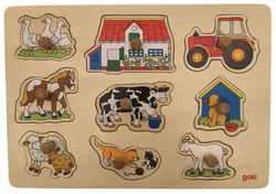 Set 4 Stk. Holzpuzzle, Kinder - Bild 2