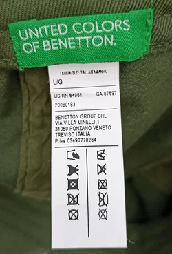 United Colors of Benetton Kinderschildkappe dunkelgrün Gr. L - Bild 3