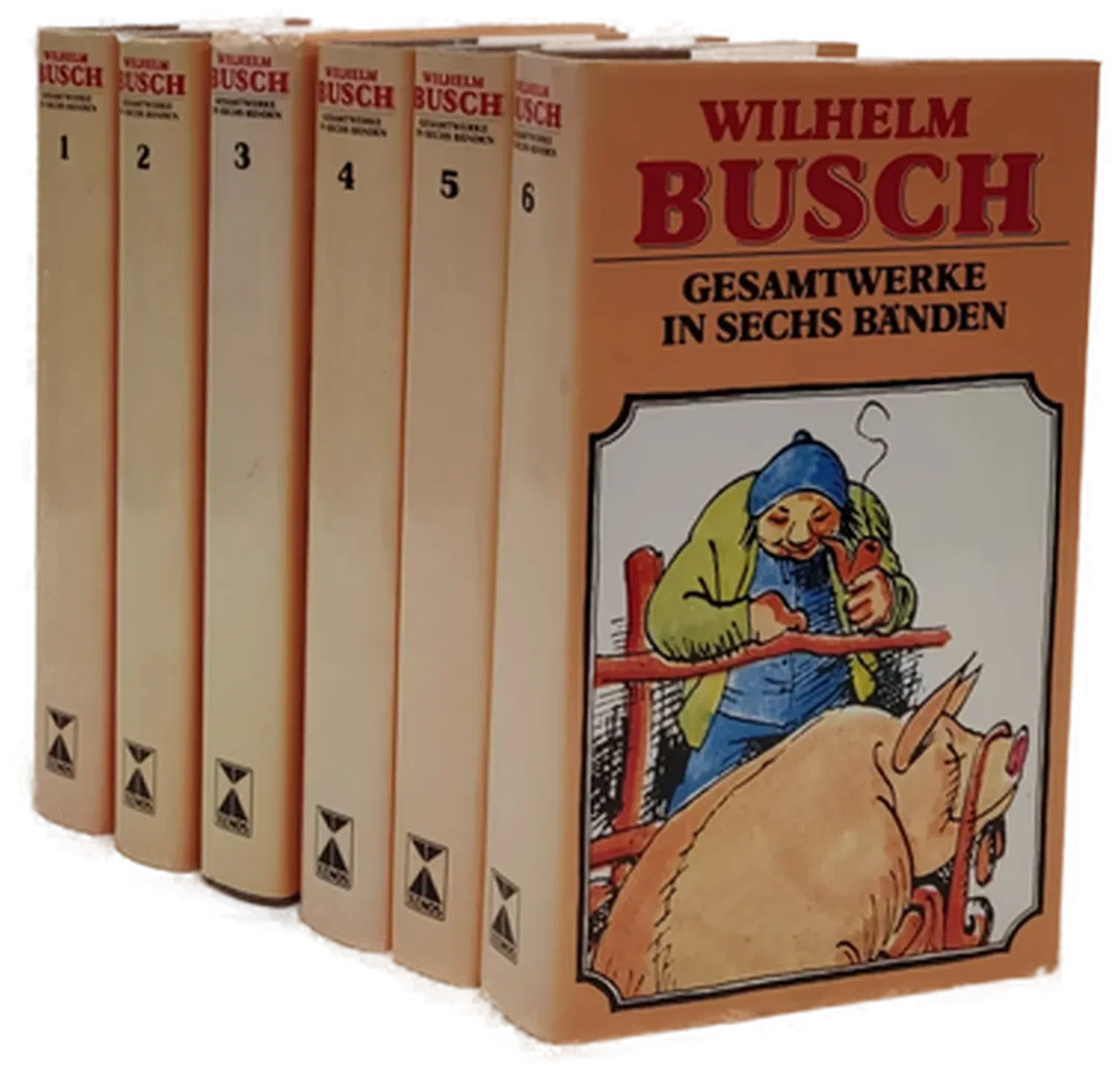 Wilhelm Busch Gesamtwerk in 6 Bänder  – Bild 3