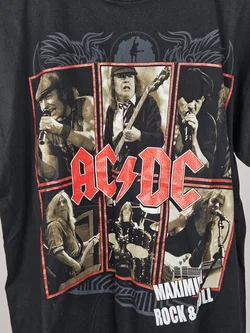 AC/DC Herren Band T-Shirt, schwarz - Gr. XL  - Bild 3