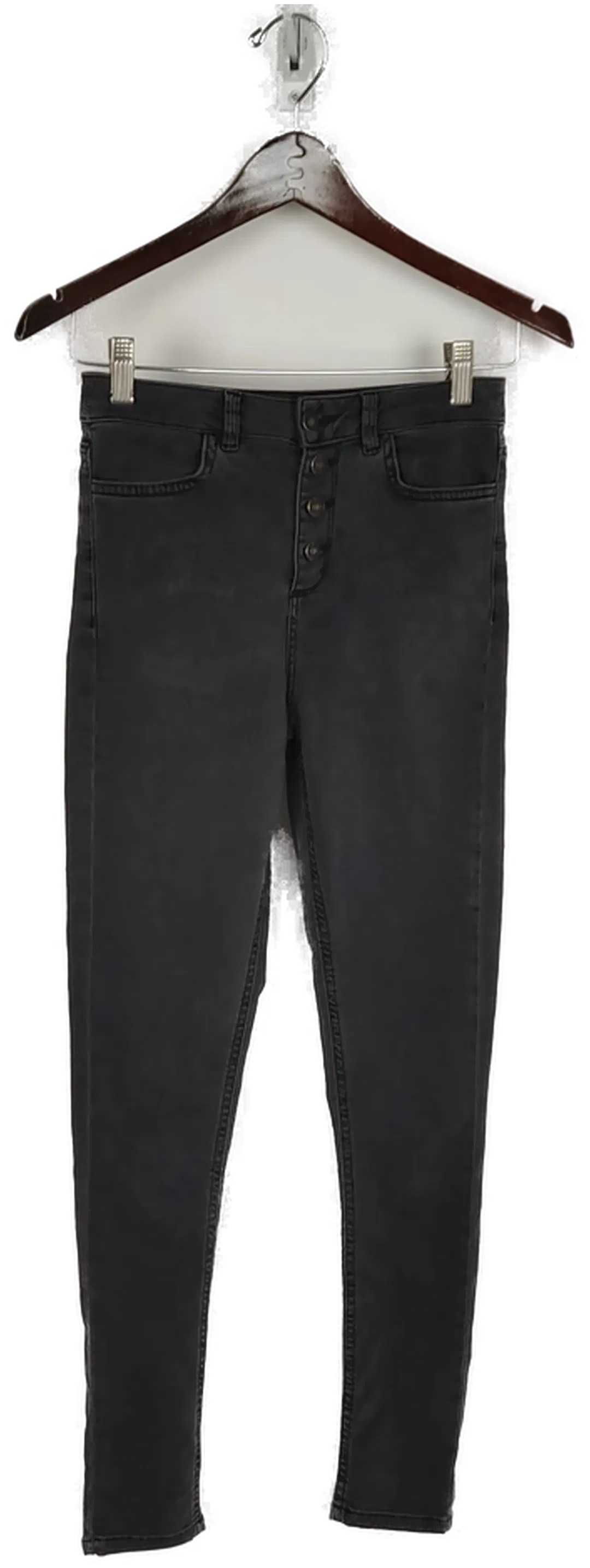KAREN MILLEN Damenhose schwarz gemustert - L/40 - Bild 1