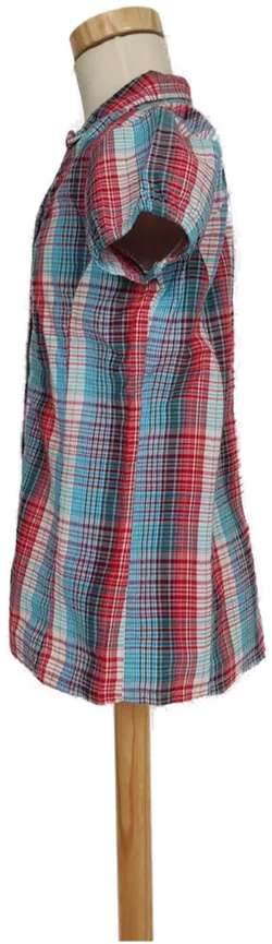 Icepeak Mädchen Bluse kariert weiß, blau, rot- 152 - Bild 3