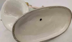Große Rokoko-Tänzerin – Handbemalte Porzellanfigur (Höhe 38 cm) – mit Fingerschaden! – Vorschau 2
