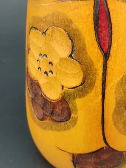 Japanische 'Frühlings' Kokeshi, Vintage - Bild 3