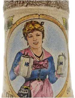 GERZ Steinzeug-Bierkrug in Originalverpackung - Bild 2