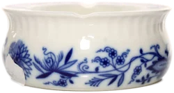 Zwiebelmuster Porzellan Aschenbecher – Made in Czechoslovakia, Blau-Weiß Dekor - Bild 2