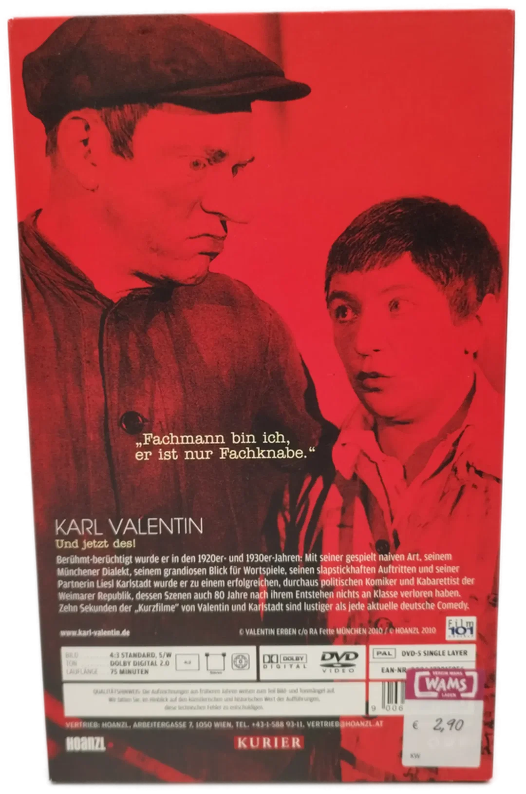Karl Valentin, Und jetzt des! - DVD / Kurzfilme – Bild 2