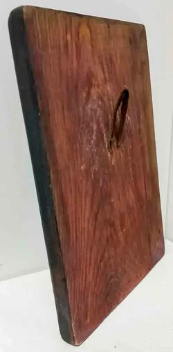 Sakrale Ikone Muttergottes mit Kind auf Echtholz ca. 20,5 x 28 cm – Vorschau 3