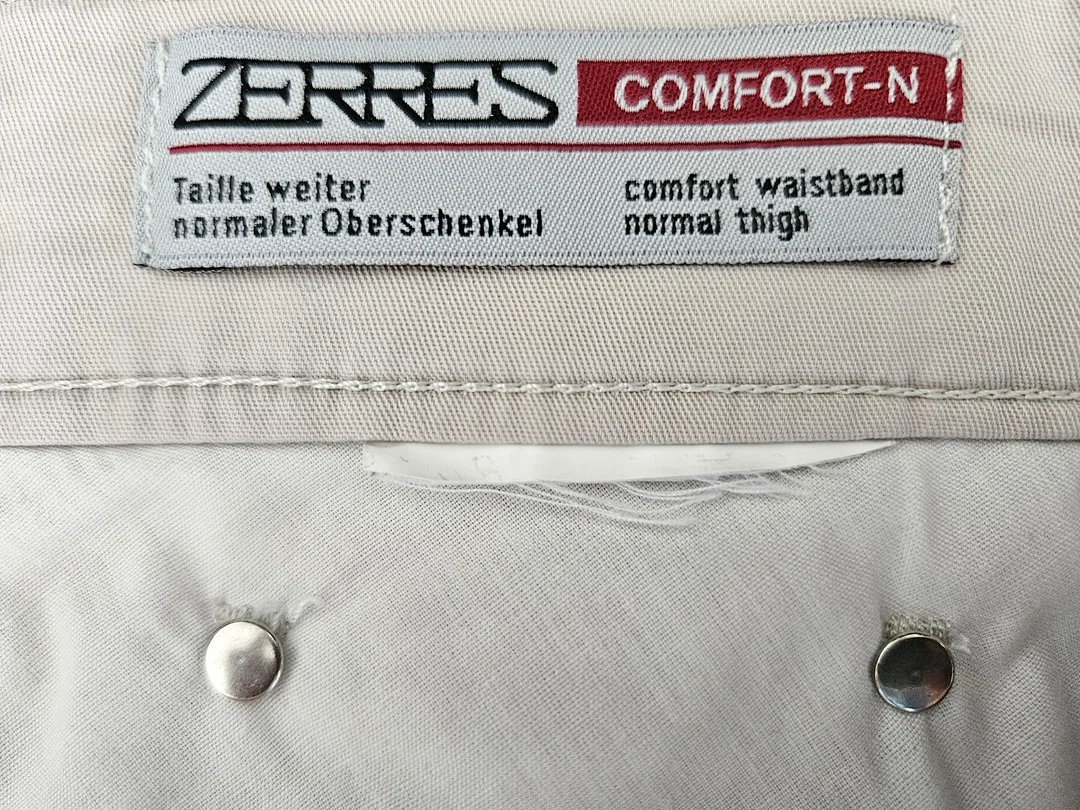 ZERRES Comfort-n Damen 3/4-Hose, beige -Gr. D 44 – Bild 4