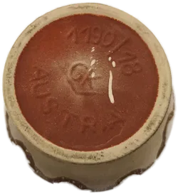 Henkelvase beige, Fat Lava, Vintage, Midcentury, Keramik - Bild 3