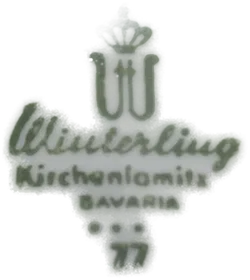 Winterling Bavaria Suppenschale Ø 23,5 cm – Blumendekor – Vintage Porzellan - Bild 4