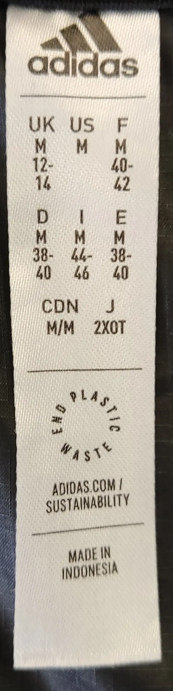 Adidas Herrenweste schwarz Gr. M – Bild 3