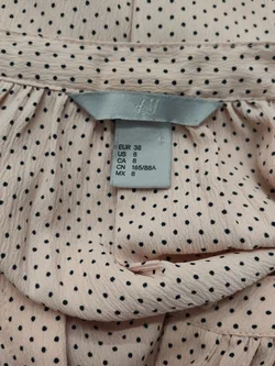 Damenbluse H&M Gr. M Gepunktet | Leicht & Luftig - Bild 6