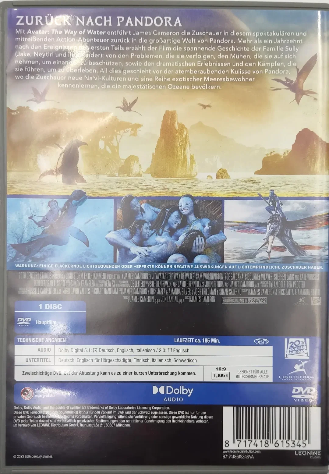 DVD "Avatar: The Way of Water" – Bild 2