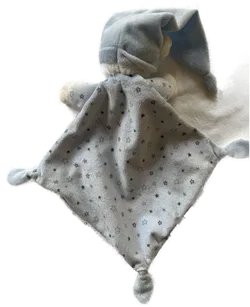 Kuscheliges Schmusetuch Bär hellblau - Der perfekte Begleiter - Bild 2