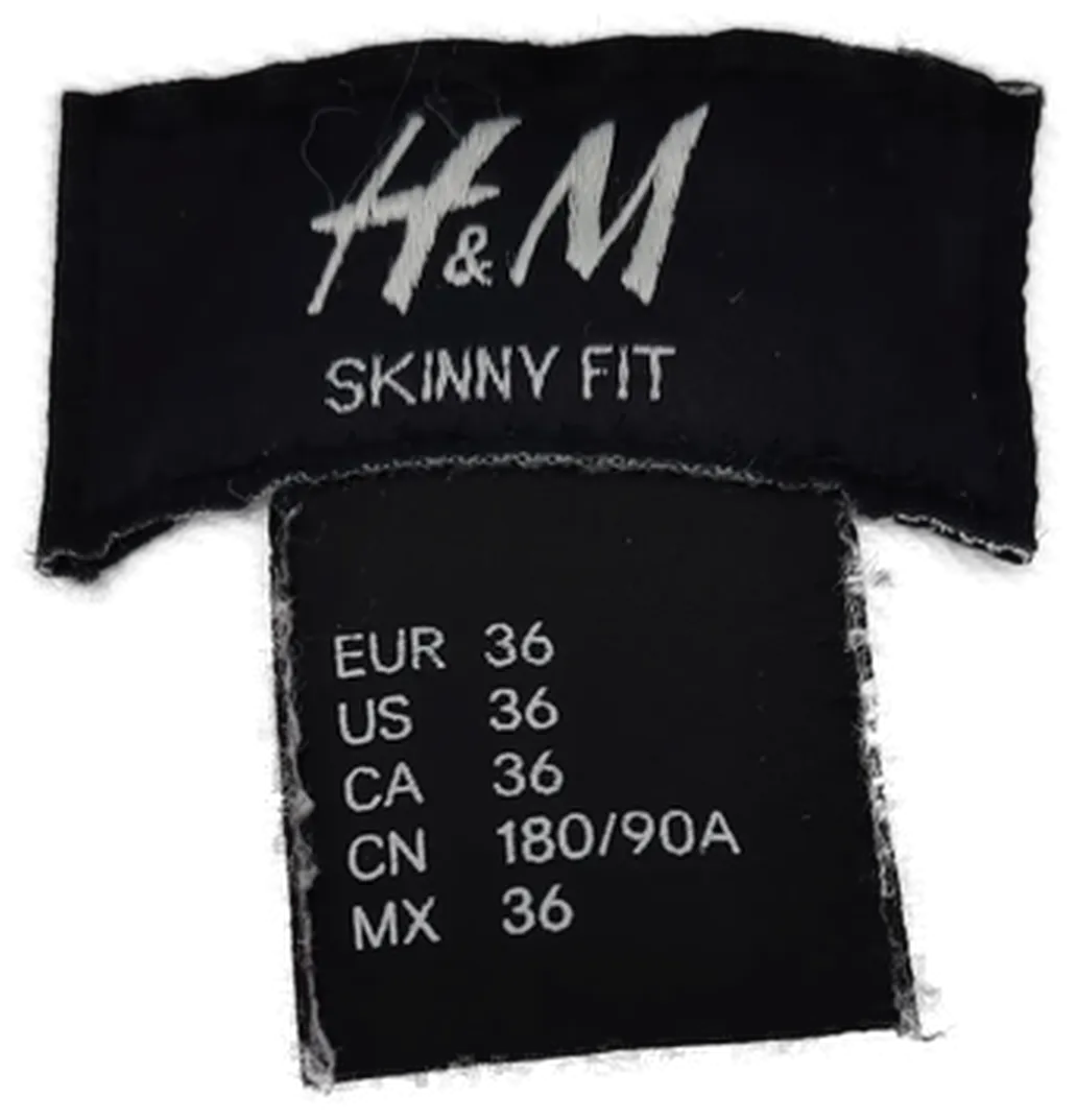 H & M Herrenhose weiß Gr.  W 36 – Bild 3