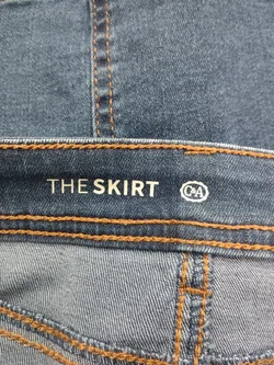 Damenrock C&A Jeansblau Größe 36 | Retro-Charme – Vorschau 3