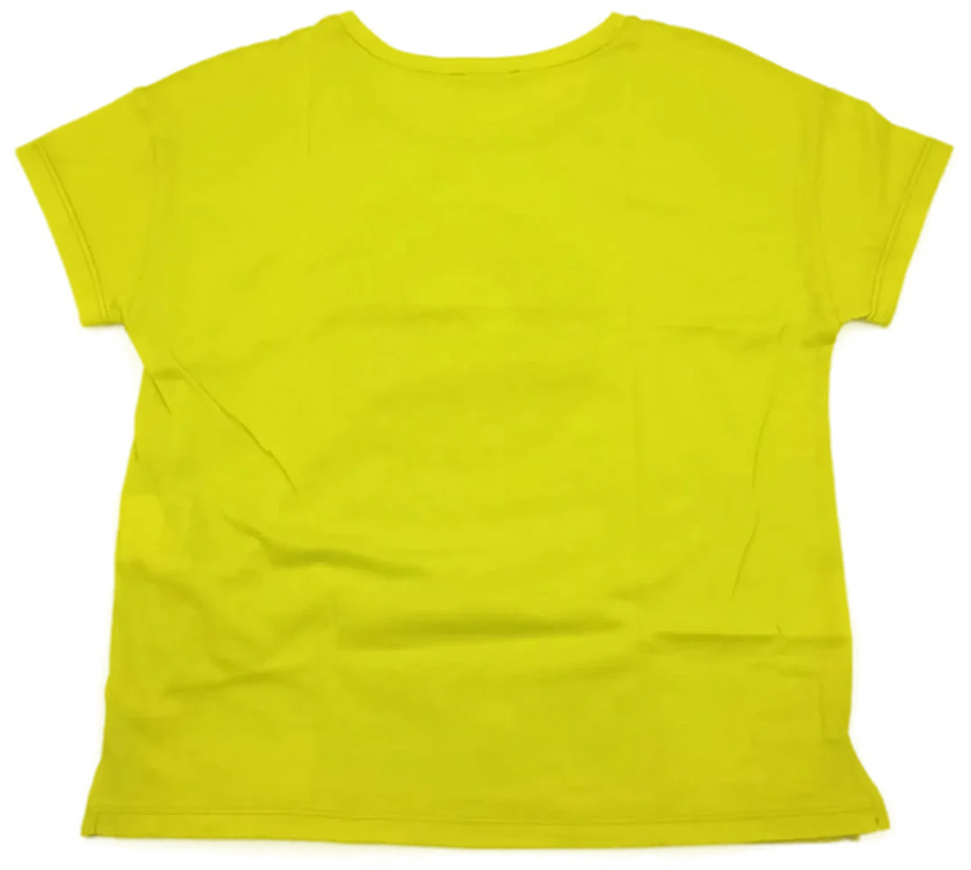 United Colors of Benetton Kindershirt neongelb Gr. M – Bild 2