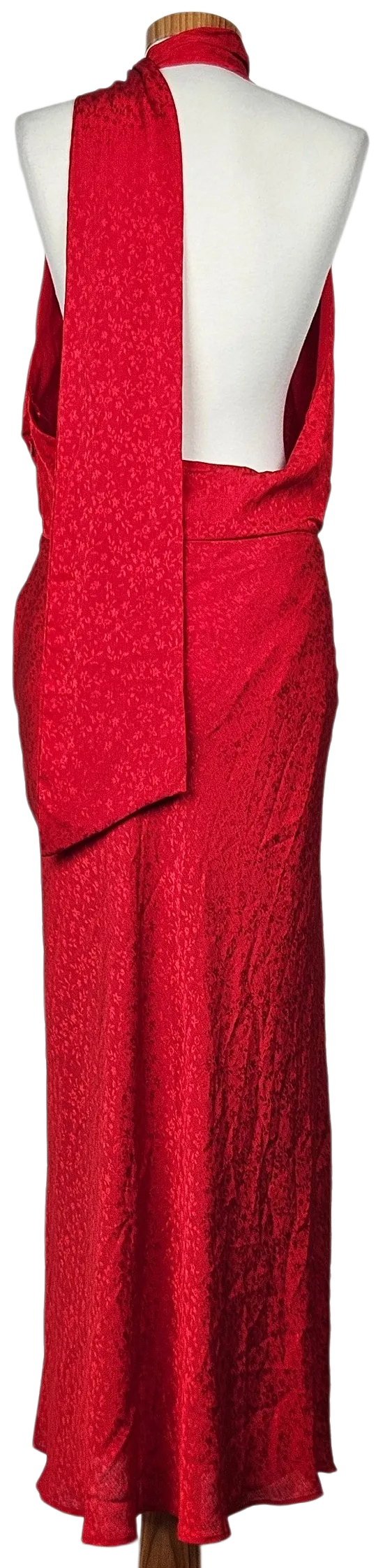 Zara Damen Maxikleid, rot - Gr. L  – Bild 2