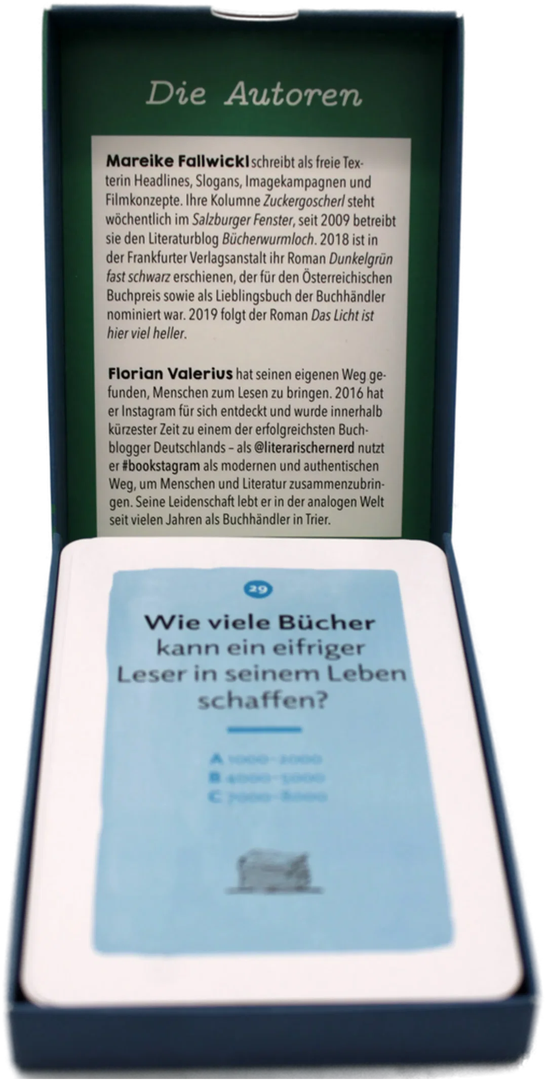 Buchquizzen – 50 Rätsel für Literaturkenner (arsEdition, Kartenspiel) – Bild 3