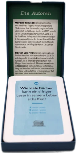 Buchquizzen – 50 Rätsel für Literaturkenner (arsEdition, Kartenspiel) – Vorschau 3
