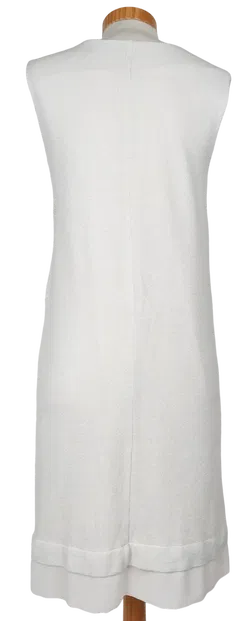 Esprit Damen Midikleid, weiß/silber - Gr. S - Bild 2