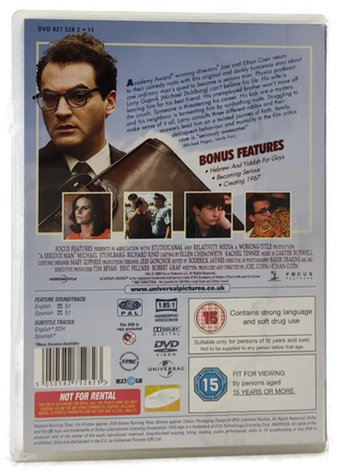DVD "A Serious Man" mit Michael Stuhlbarg und Richard Kind – Bild 2