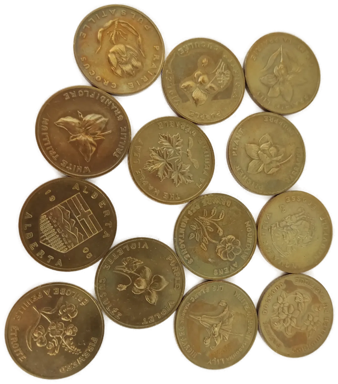 Werbemedaillen Shell aus Kanada - 13 Stück - Bild 1