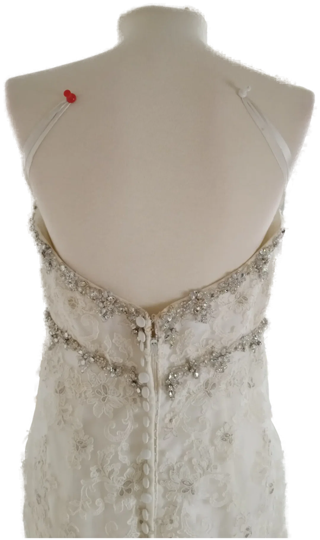 Morilee by Madeline Miller Brautkleid - UK Size 12 / Authentic Original Gown – Bild 6