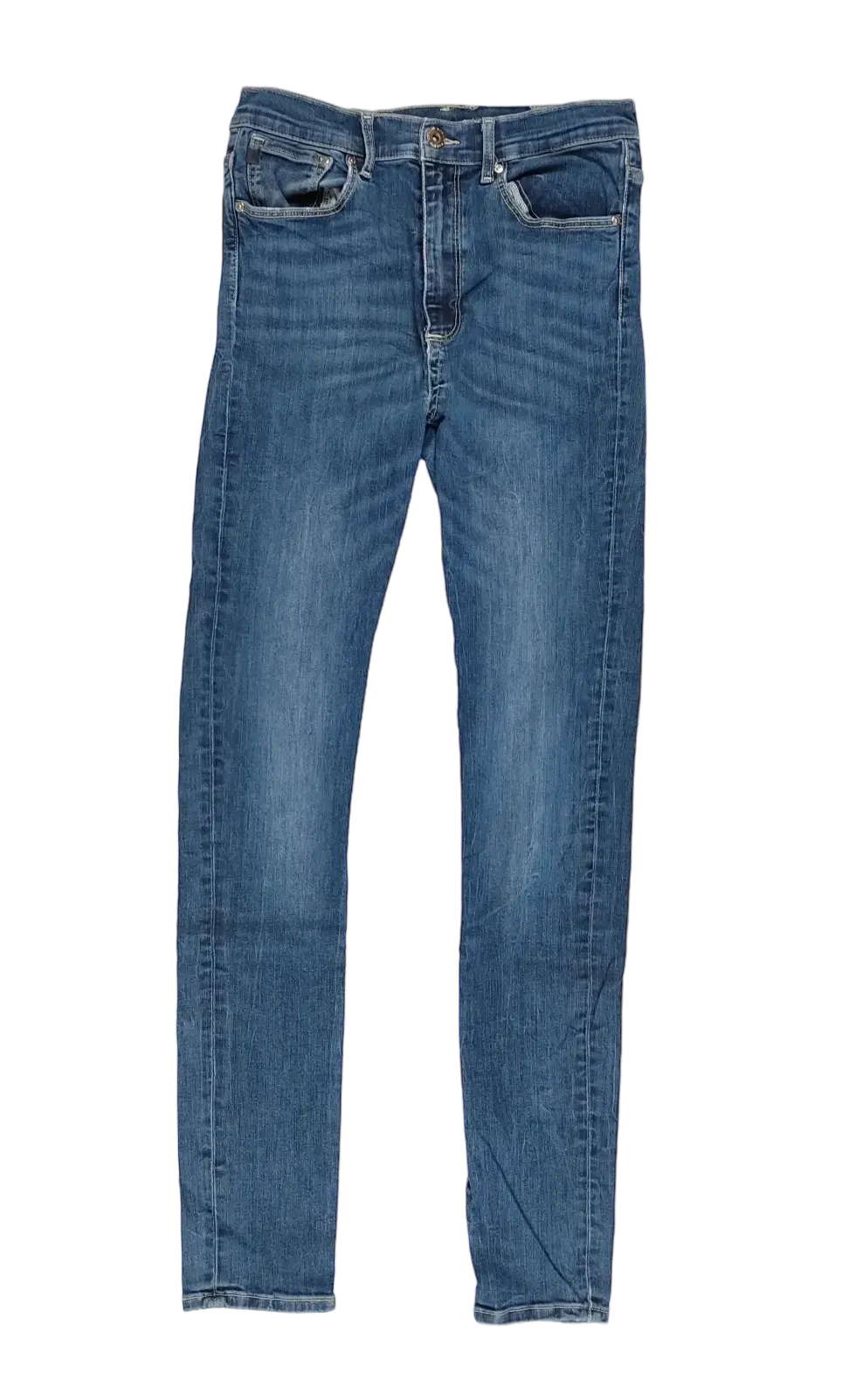 H&M Skinny High Waist Damen Jeans blau - Gr. 29/32 (XS) - Bild 4