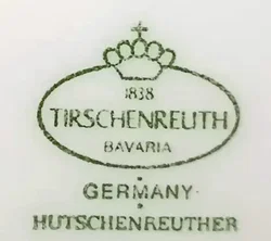 Tirschenreuth Bavaria Hutschenreuther Weihnachtsteller - Bild 3