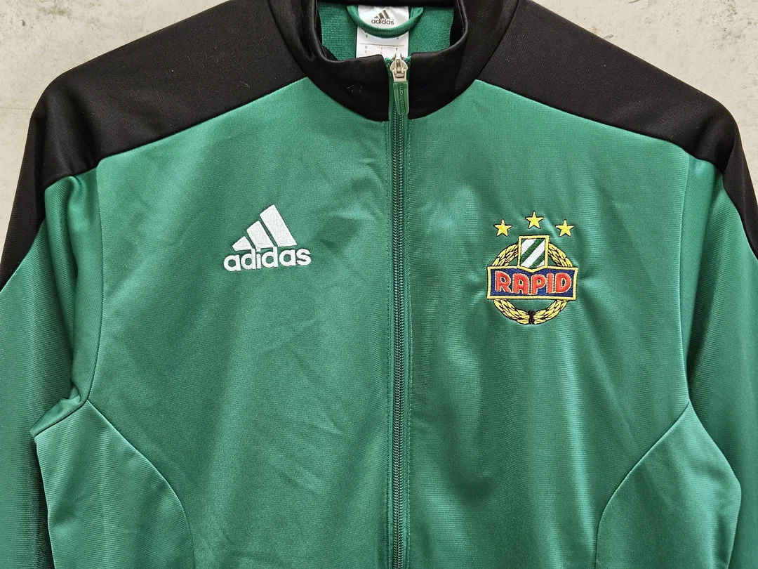 ADIDAS x RAPID Herren Trainingsjacke, grün - Gr. S – Bild 3
