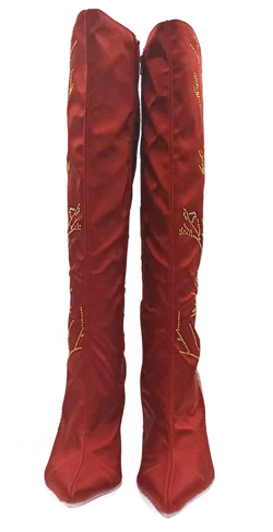 Vizzano Ana Hickmann Damenstiefel rot Gr. 37 - Bild 2