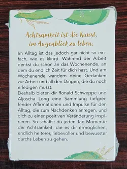 55 ACHTSAMKEITS IMPULSE FÜR DICH - Gesellschaftsspiel - mvg - Bild 2